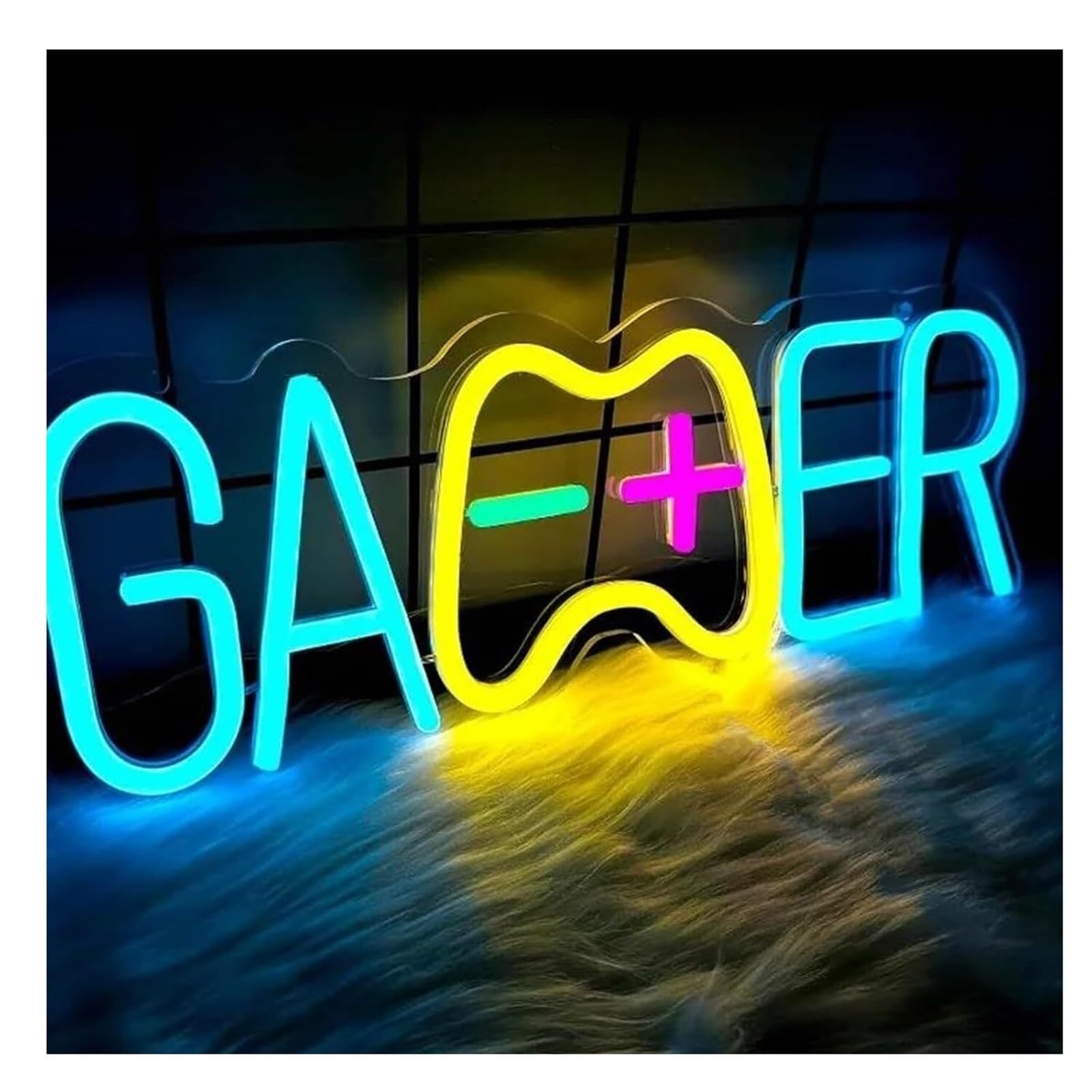 Lampada al neon Per pannelli decorati con insegne al neon per sala giochi, alimentati, per adolescenti