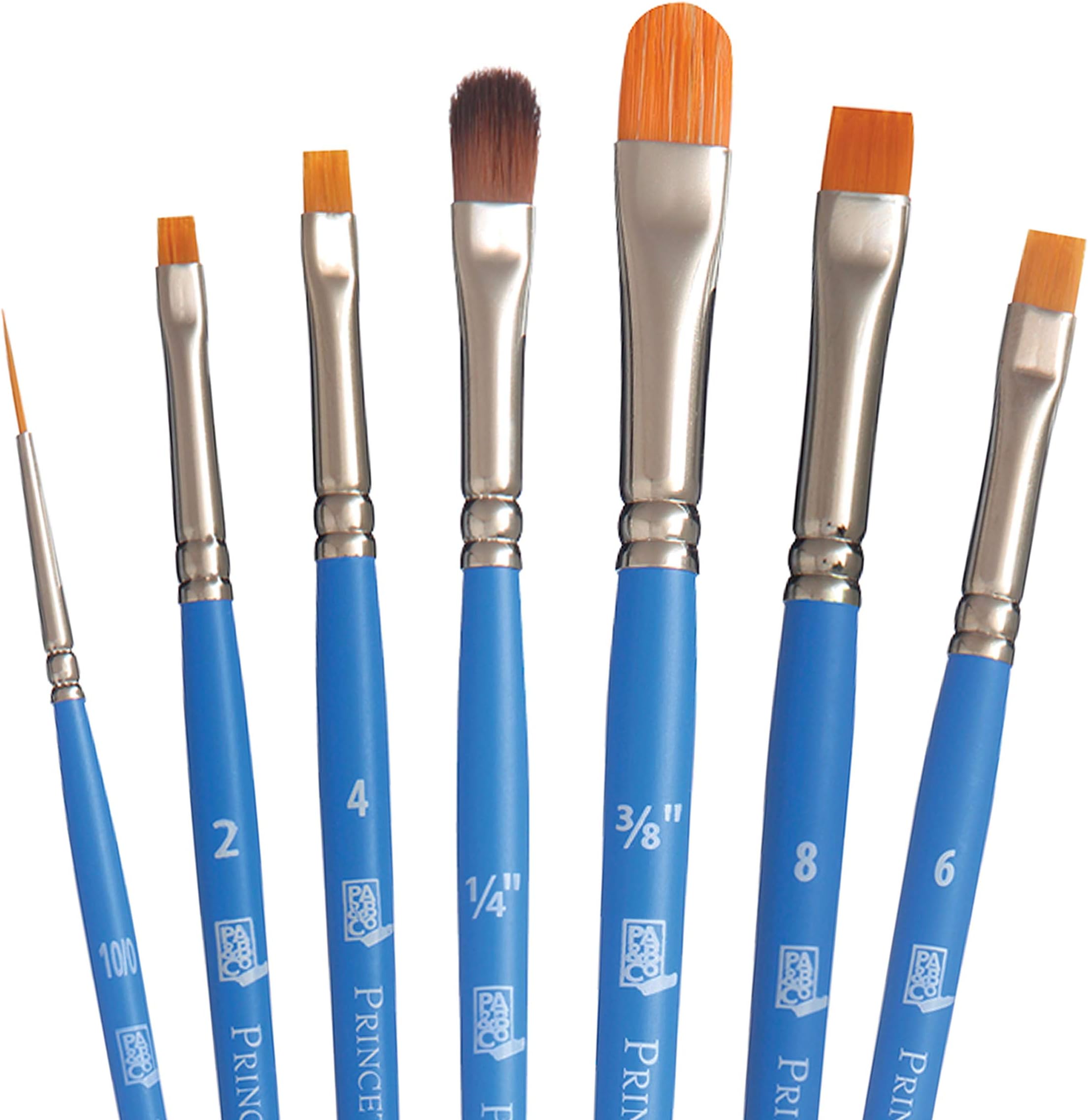 Princeton セレクトアーチスト ミックスメディア絵筆 アクリル・油・水性絵具用 シリーズ3750 123 Set 3750SET123