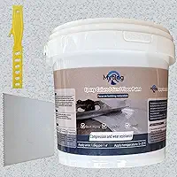Tinta de piso de areia colorida epóxi, tinta de piso epóxi, revestimento com efeito de mármore de alto brilho para interior e exterior, resistente ao desgaste e antiderrapante, revestimento