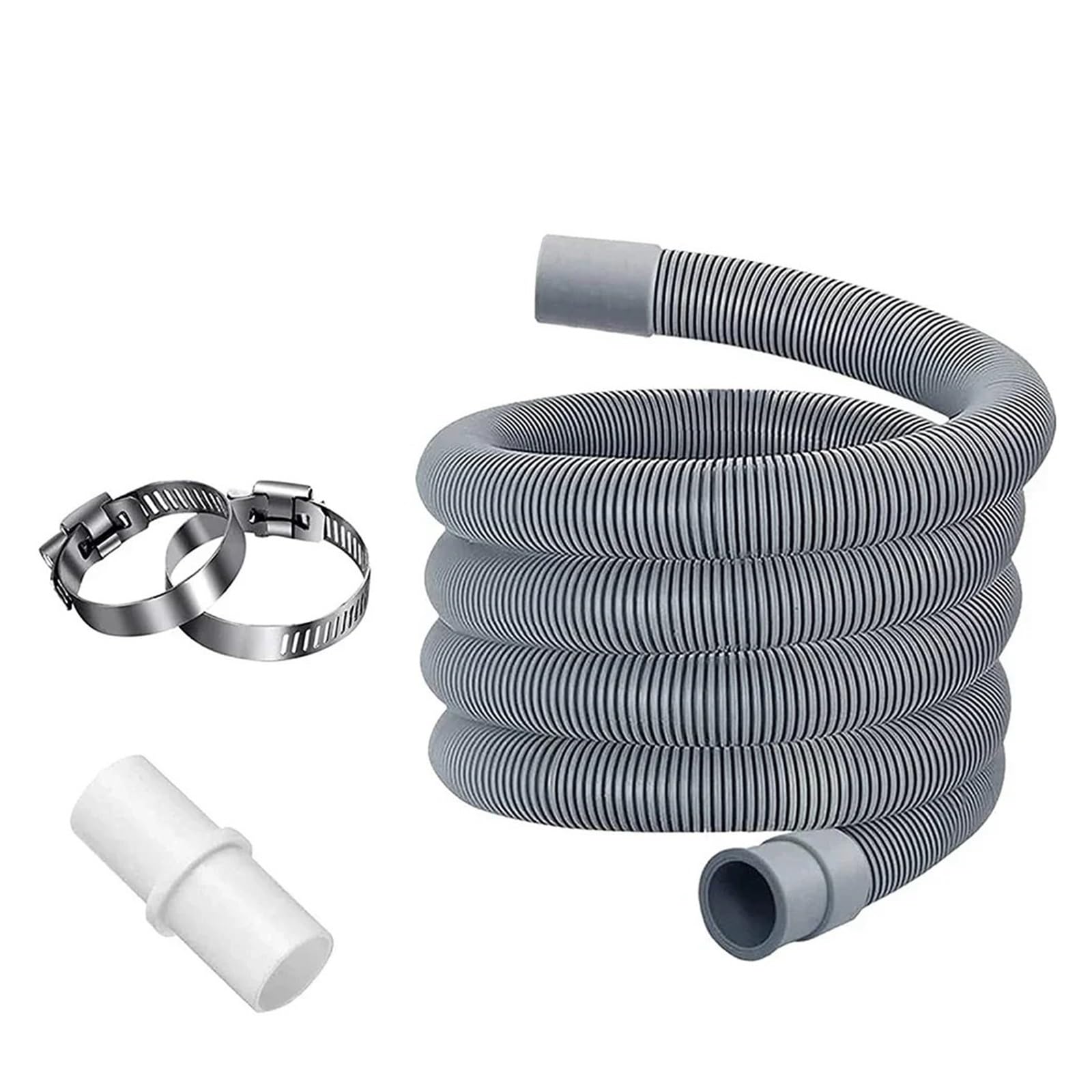 Kompatibel Mit Waschmaschine, Ablaufschlauch-Set 1/1,5/2 M