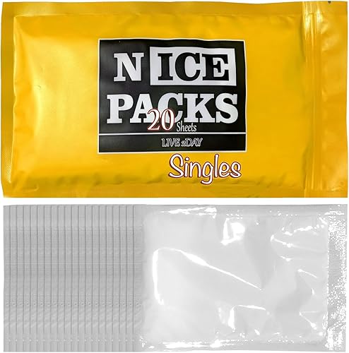 Miniatura 9 de Nice Packs Hielo Seco para Enfriadores  Lonchera  Hielo Seco para Envío de Alimentos Congelados  Bolsas de Hielo para Niños  Bolsas de Hielo