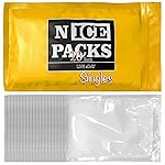 Nice Packs Reusable Dry Ice Packs for Coolers, Lunch Boxes & Frozen Food - Flexible and Long Lasting (20 Single Cell Sheets)