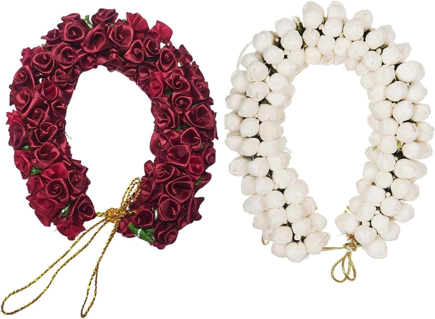 Artificial Flower Gajra Bun Juda Maker Flower Gajra Hair Accessories For Women And Girls Wedding Bun Decoration