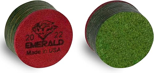 Miniatura 4 de TigerProducts Tiger Emerald - Puntas de billar laminadas, 12 (doce) piezas, 1 caja, 13 o 0.551 in