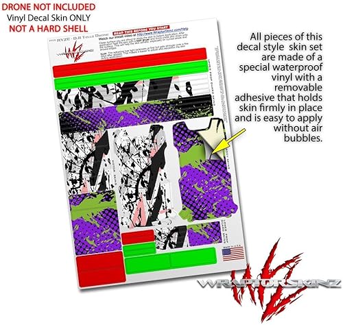 Miniatura 4 de Skin Decal Wrap 2 Pack para DJI Ryze Tello Drone Baja 0018 Rosa DRONE NO INCLUIDO