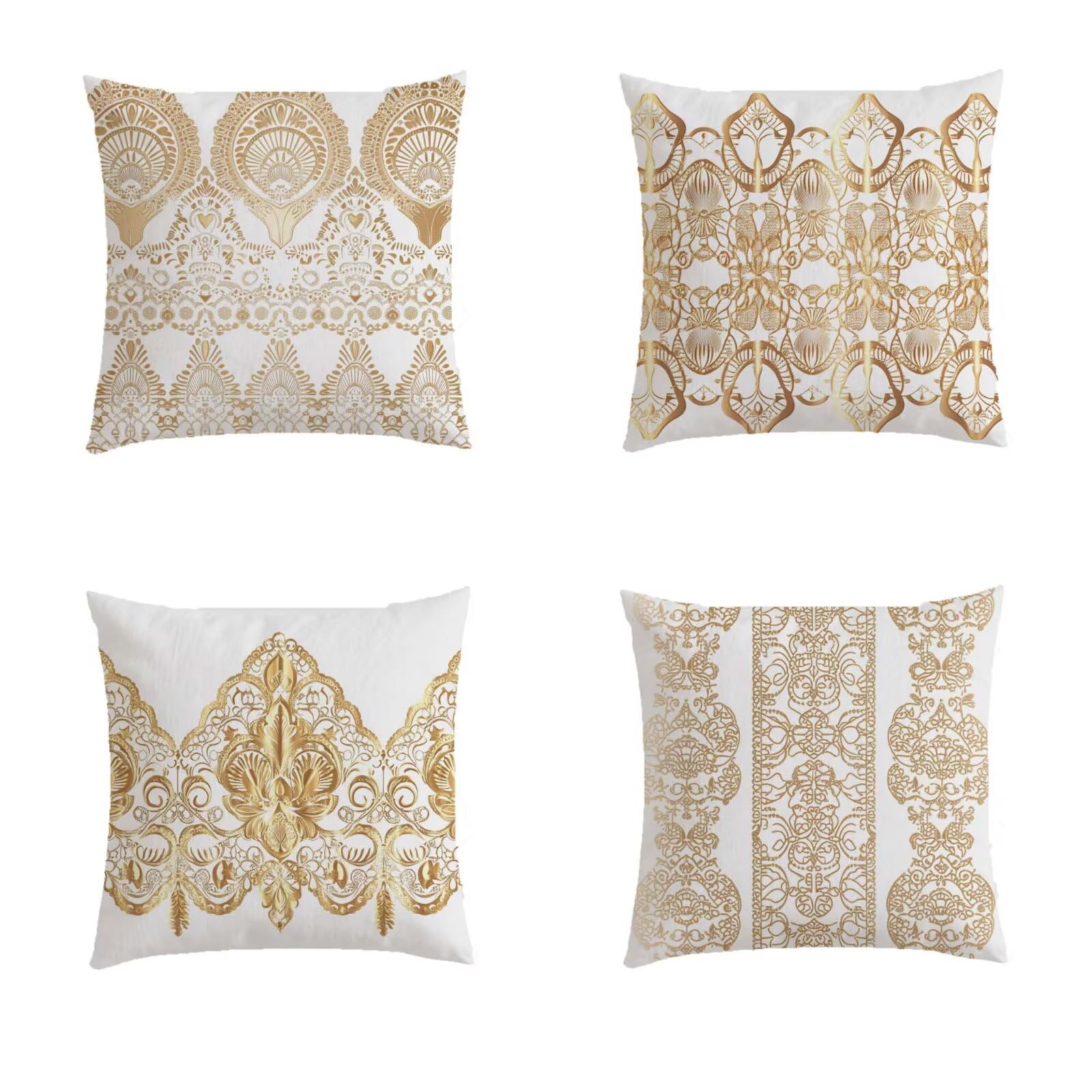 Housse coussin exterieur pour salon de jardin crème style bord de mer sur le banc