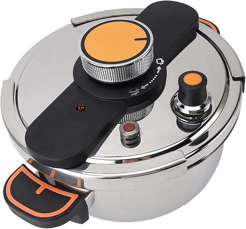 Miniatura 5 de Olla a presión de acero inoxidable eficiente de calentamiento rápido de gran capacidad para cocina del hogar (5L)