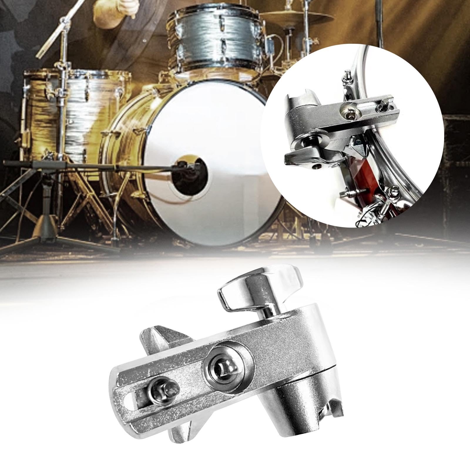 MagiDeal SNARE DRUM CLUP GRUSSHY HARDWARE METAL METALE STURDY ESTENSIONE Montaggio di batteria per la per panellini per piatti