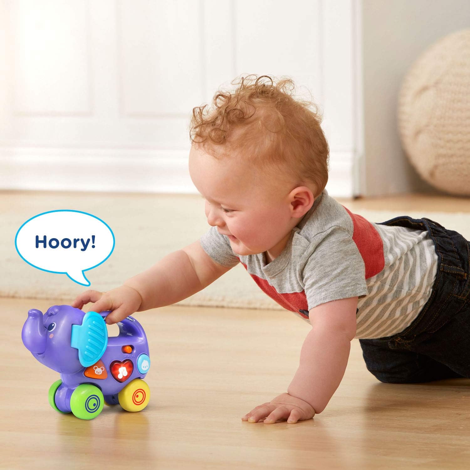 VTech Push and Explore Elephant, Purple