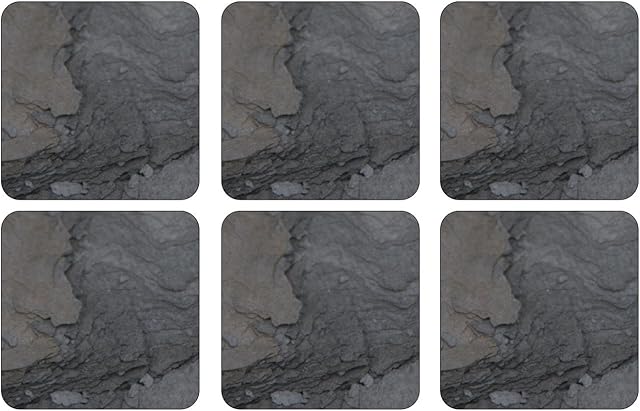 Pimpernel Midnight Slate Coasters, Set of 6