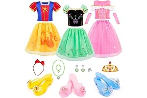 Meland Princess Dress Up Clothes for Girls