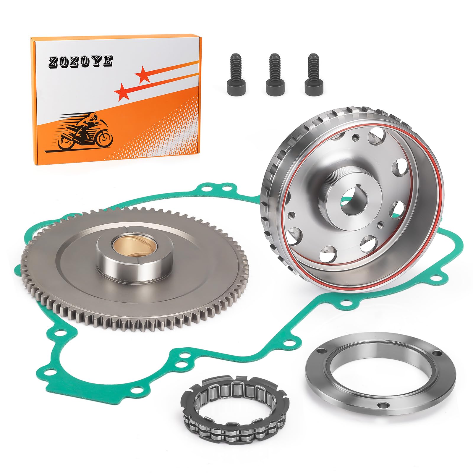 Amazon.com: Starter Clutch One Way Bearing Idler Gear Kit +