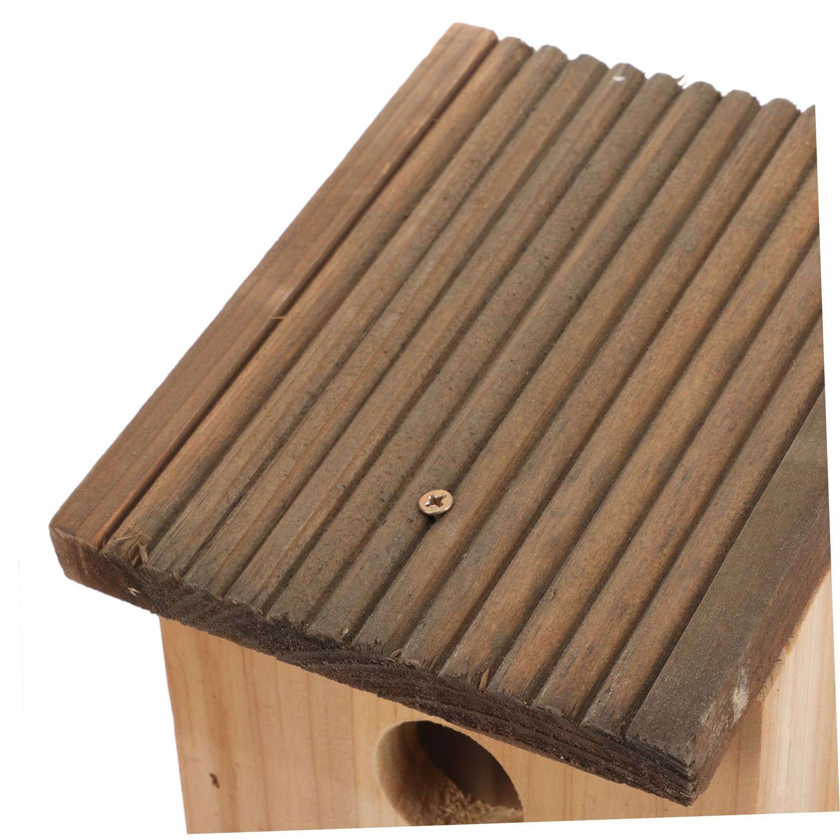 BESPORTBLE Caja Casa Canaria Casa para Pájaros Hecha a Mano Casa Nido para Periquitos Casa Nido De Pájaros Casita para Pájaros Casas De Pájaros Colgantes para Exterior De Madera Juguete Loro