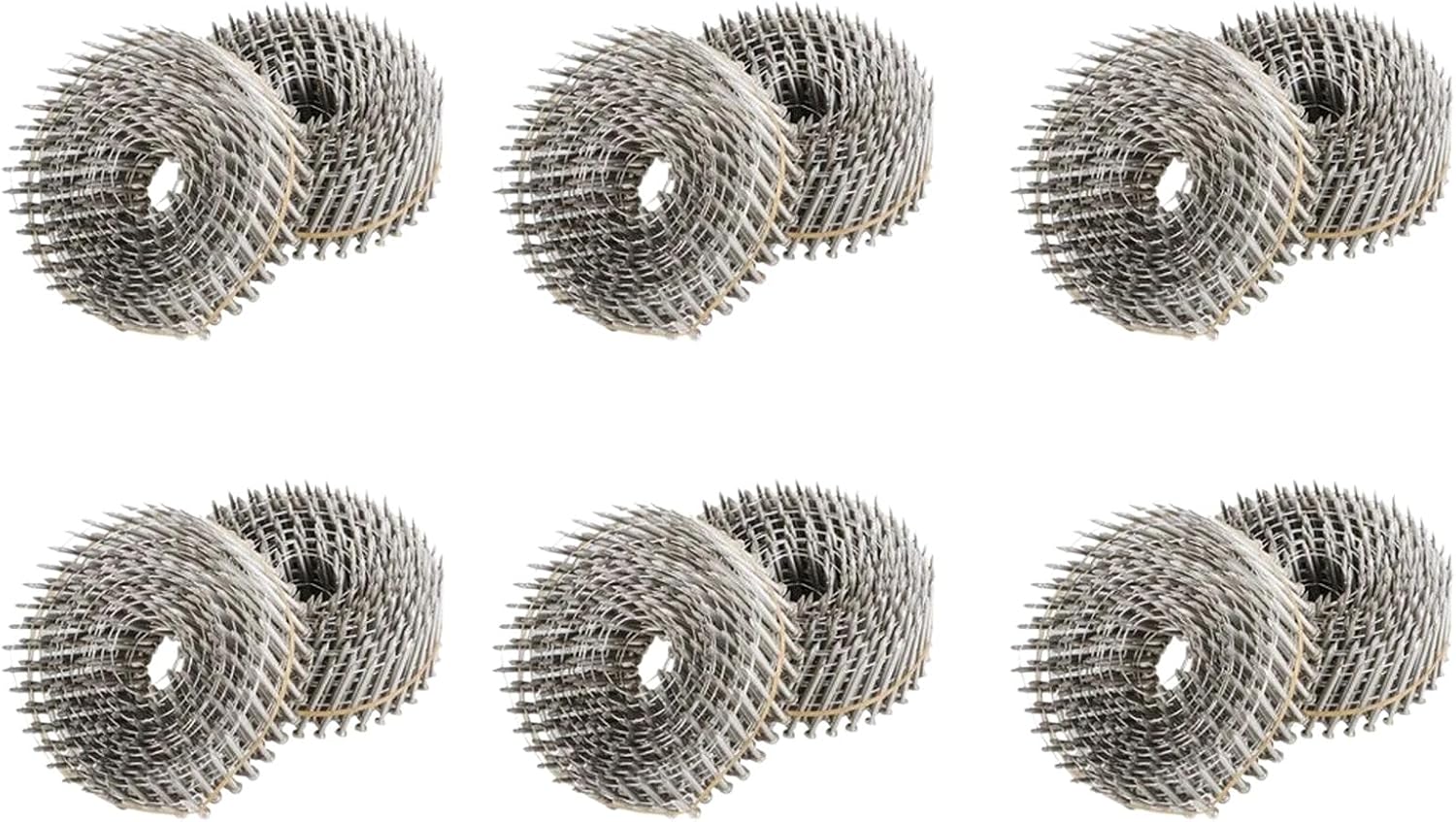 3600Pcs Stainless Steel 2"×.09" Ring Shank Siding Nail 15 Degree Wire Coil