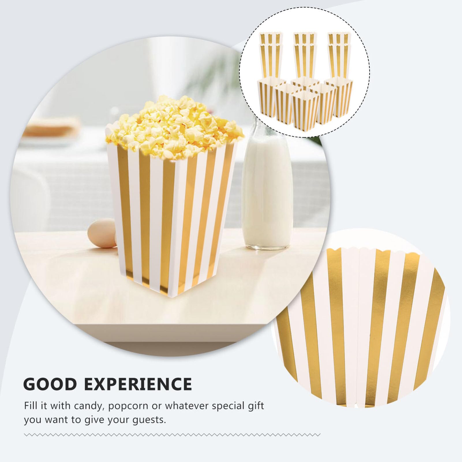 wie popcorn aufbewahren Amosfun Einweg zum Kleiner Geschenke aus Papier 24 Packung Popcornboxen 550ml Stück mit Schönem Design für Filmabend und Party Küche, Haushalt & Wohnen Frame Size:50(CM) hochwertige Mülltonnenboxen CD Wood Box -