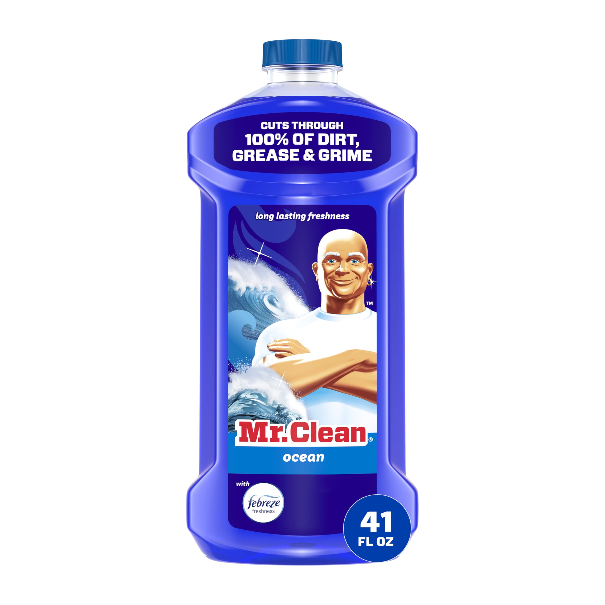 Mr. Clean All Purpose Cleaner, Ocean, 41 oz