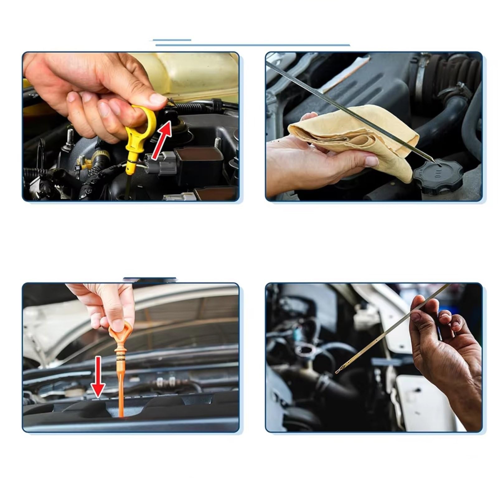 Asta di Livello Olio Motore per Audi A4, Quattro e Station Wagon 2005, 1 Pezzo. Accessori di Ricambio per Asta di Livello Olio Motore. Codice Articolo: 06D115611B.