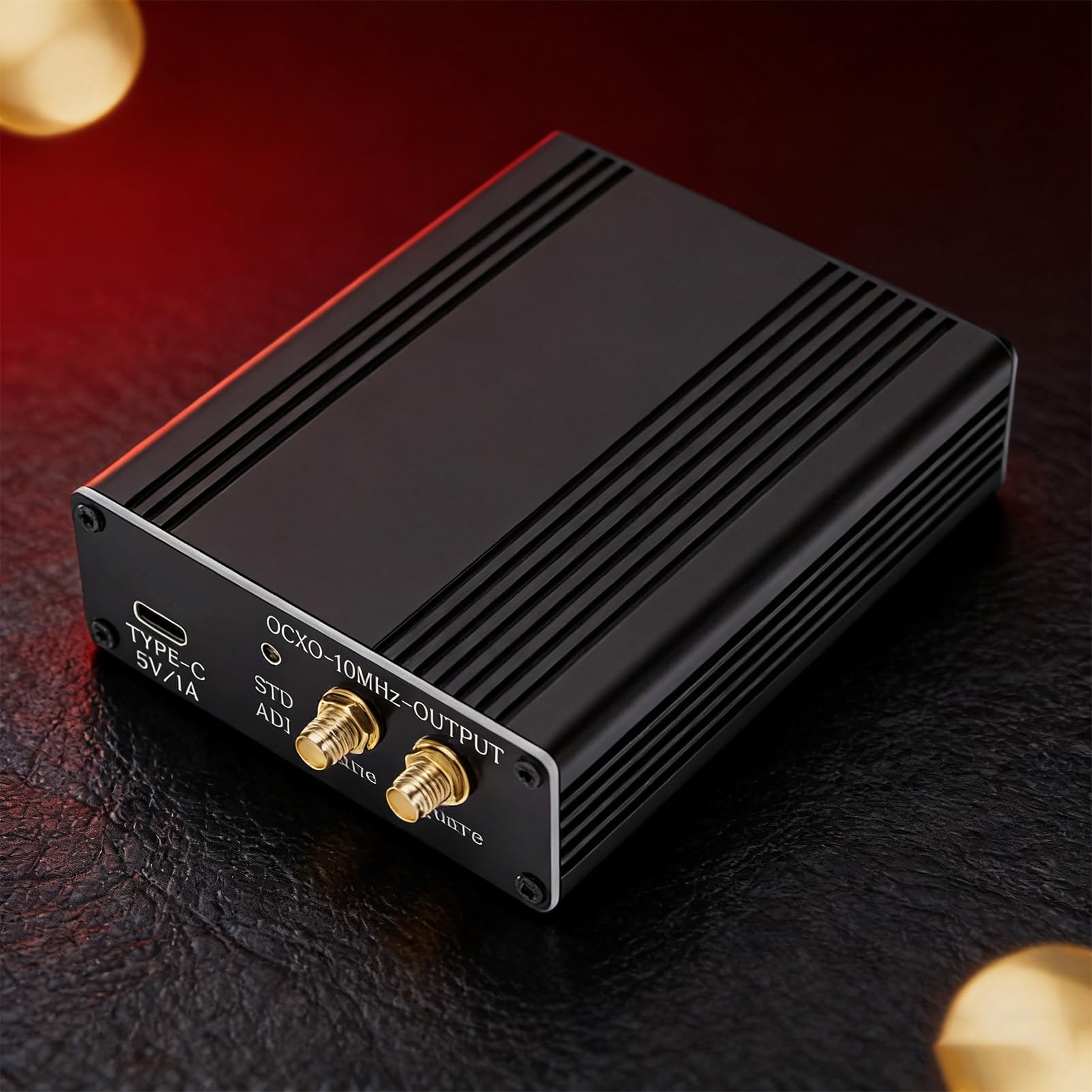 Módulo OCXO 10 MHz con Carcasa para Telecomunicaciones, Oscilador de Temperatura Constante con Cable Tipo C