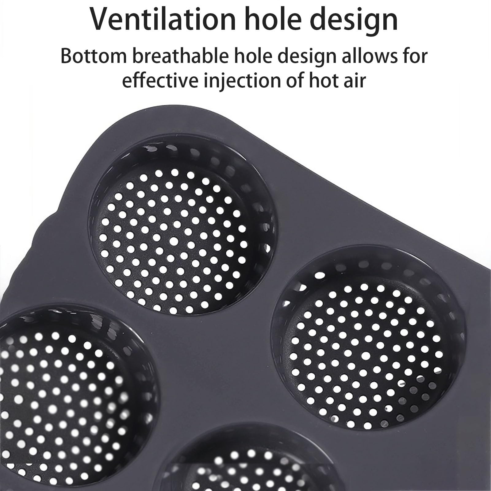 Molde Magdalenas Horno Con Divisores Molde Para Magdalenas Con Fondo Perforado Antiadherente Moldes Magdalenas Silicona De Cocina Para Hornear