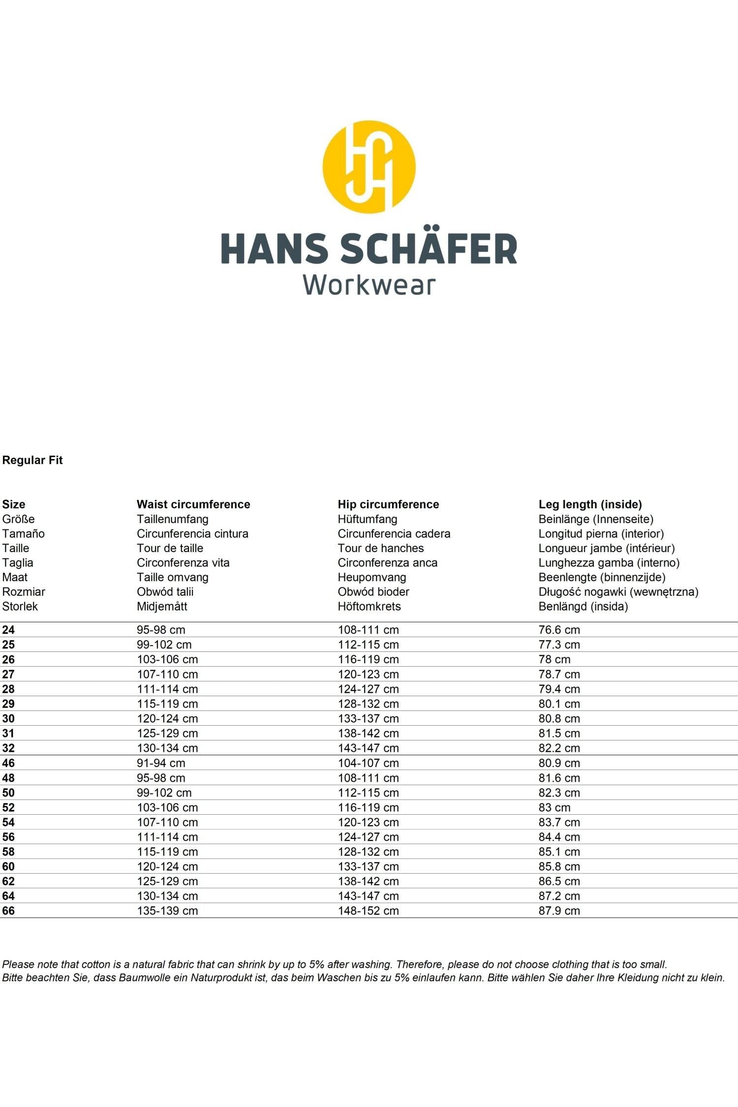 HSW Professional – Latzhose für Herren – Lange Arbeitshose mit Knietaschen – Bequem, strapazierbar und qualitativ