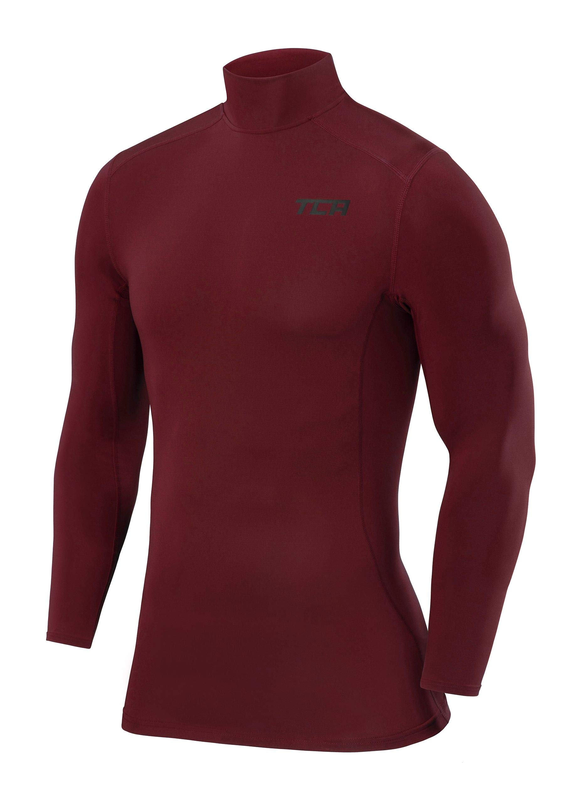 TCA PRO Performance Uomo Maglia Collo Alto a Maniche Lunghe