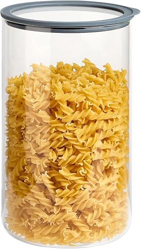 Miniatura 8 de Recipientes de vidrio extragrandes para almacenamiento de harina y azúcar con tapas herméticas, tarros grandes de vidrio de 1 galón (135 onzas x 2)