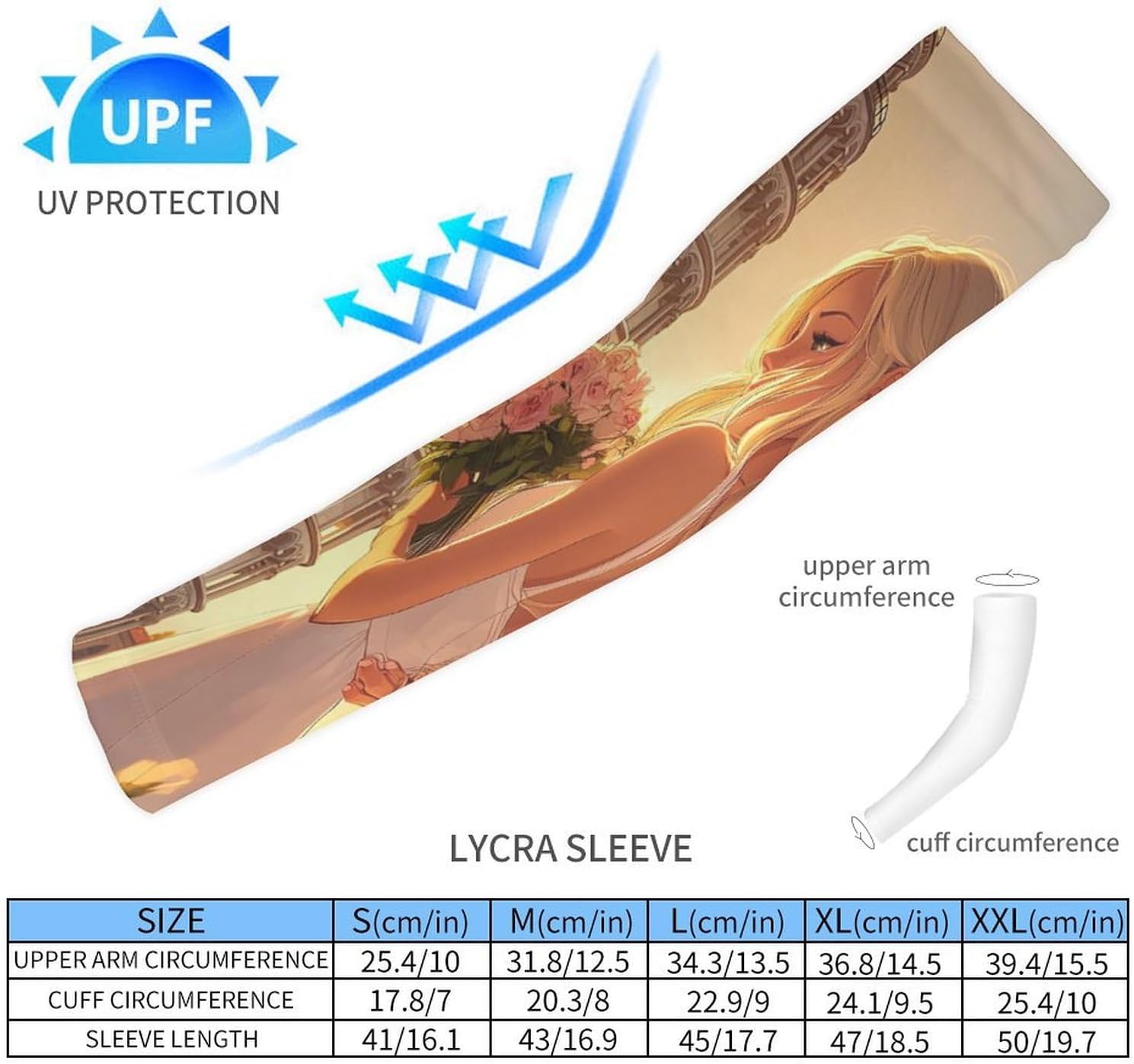 Leaning Tower of Pisa Woman Arm Sleeves Sun Protection Sleeves Sports Cooling Arm Compression Sleeve for Men Women