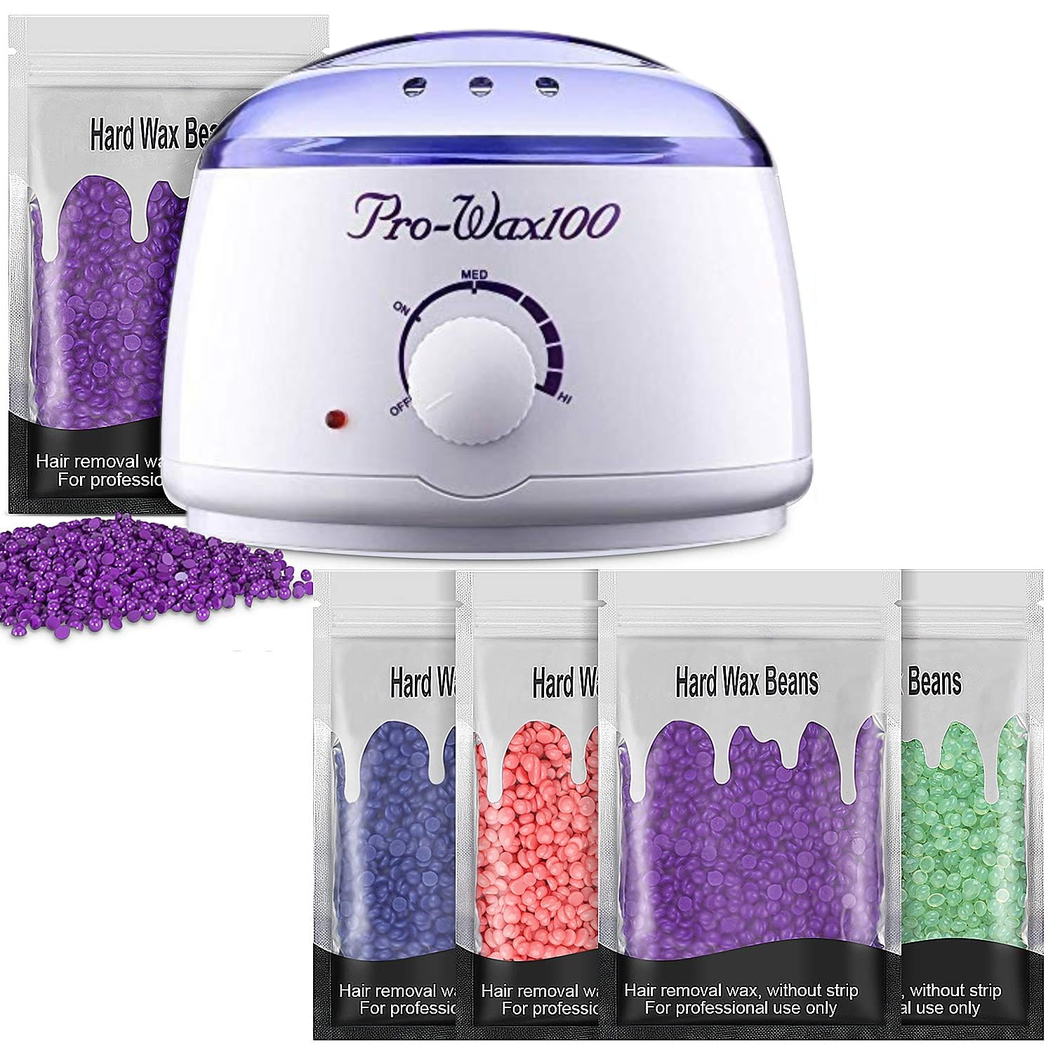 QENIOS Pro Wax 100 Warmer, Warmer Hot Wax Heater For Hard, Strip And Paraffin Waxing, Wax Machine For Women, Wax Automatic Waxing Kit Temperature Regulator(Mutli Colour), 1 Count (B0BZHB3C74) Amazon Price History, Amazon Price Tracker