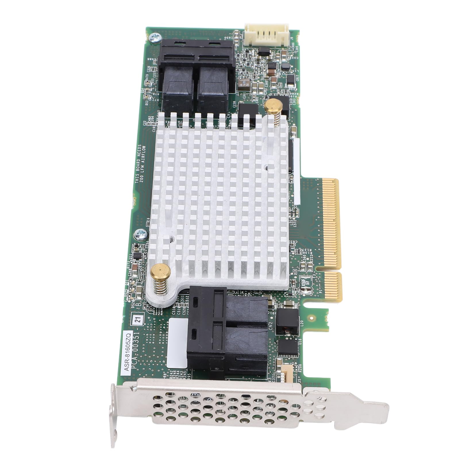 Scheda Controller SAS ASR 81605ZQ per Trasferimento Dati Ad Alta velocità con Cache da 1 GB e 16, Ideale per Server Aziendali