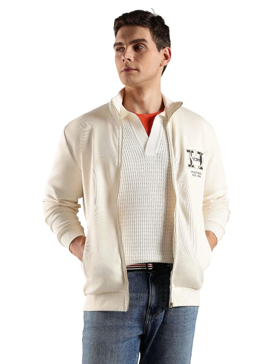 tommy hilfiger Logo cotton regular fit jacket-picture-31