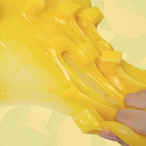 Miniatura 4 de SlimyWonders Slime de cristal de mango de 18 onzas, suave y no pegajoso, recuerdos de fiesta para niñas y niños, regalos de bricolaje, kit educativo
