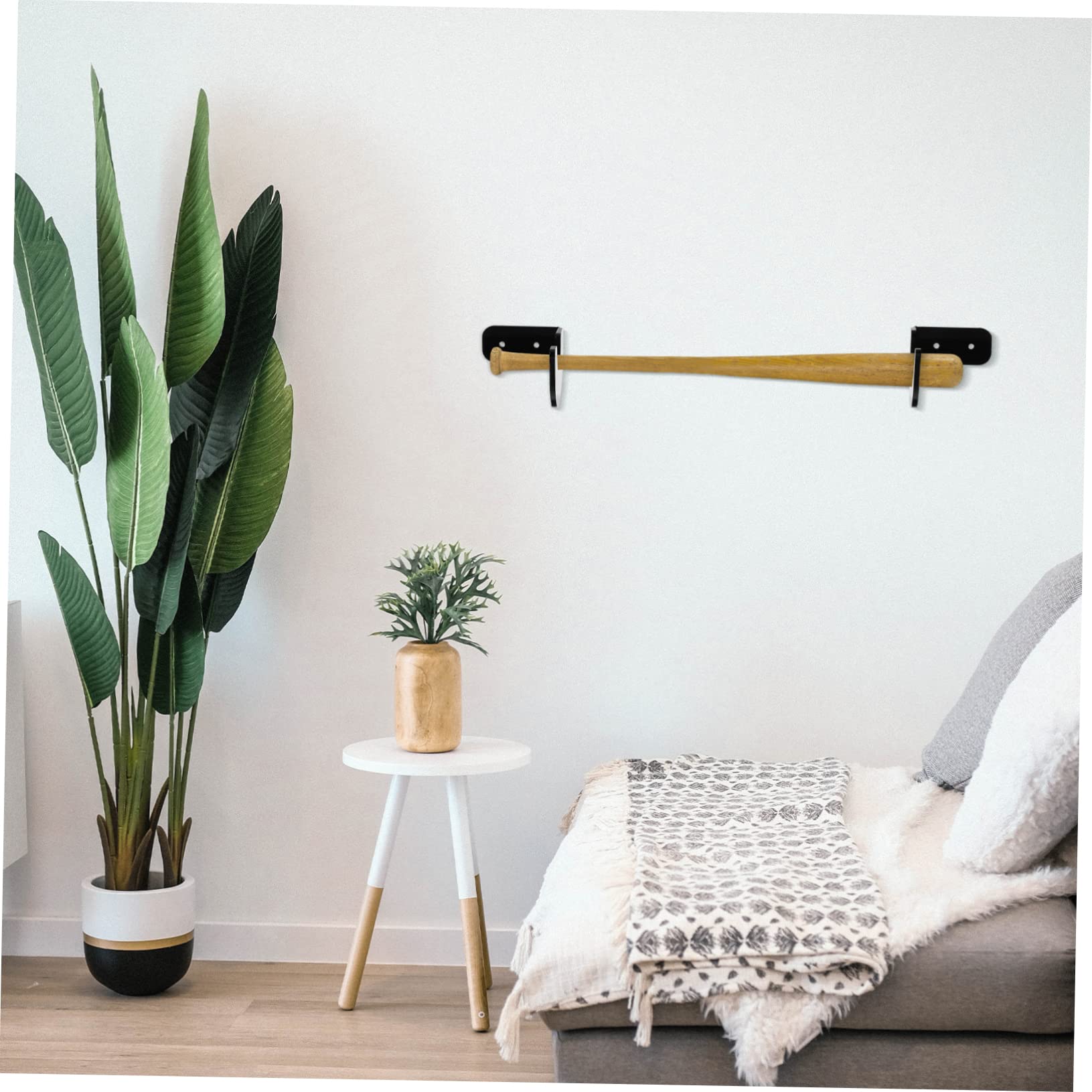 Abaodam Bat Hanger Rack Acrylic Baseball Bat Holder Stand Display Decorative Home Rack