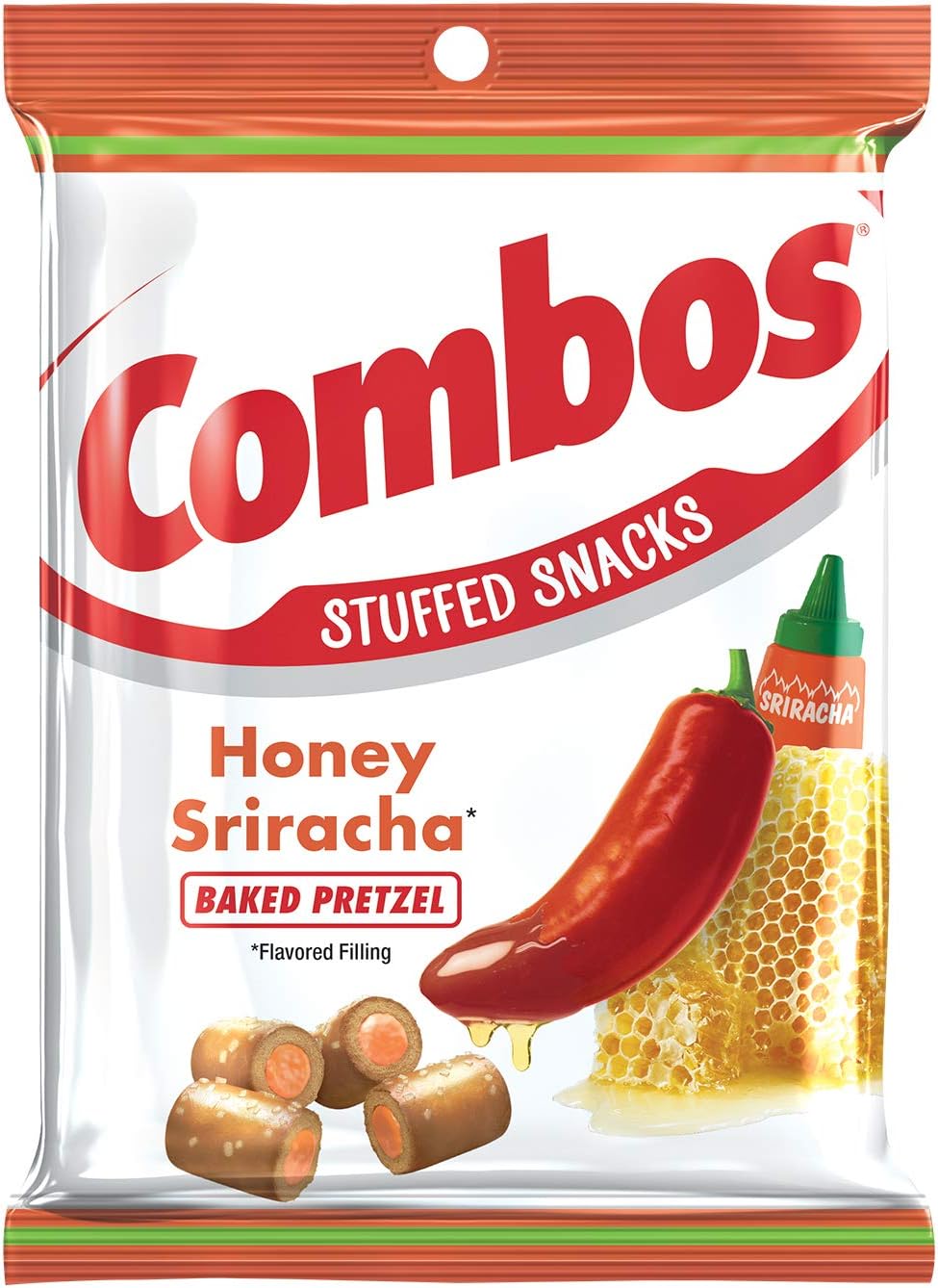 Goodnessknows Combos Honey Sriracha Pretzel Baked Snacks, 6.3 Oz