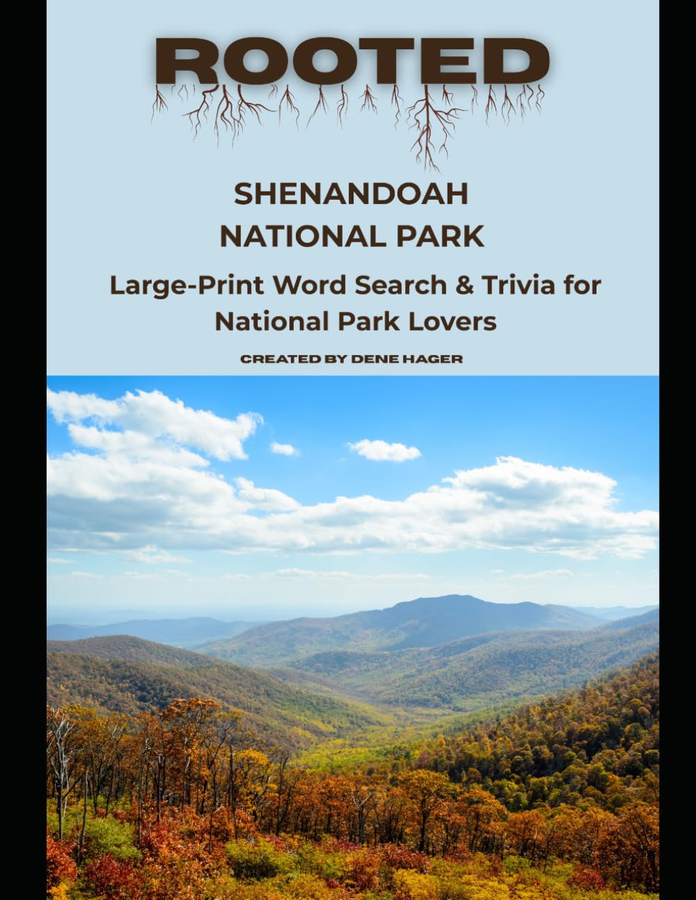 Rooted: Shenandoah National Park: Large‑Print Word Search & Trivia for National Park Lovers (National Parks Trivia & Word Search)