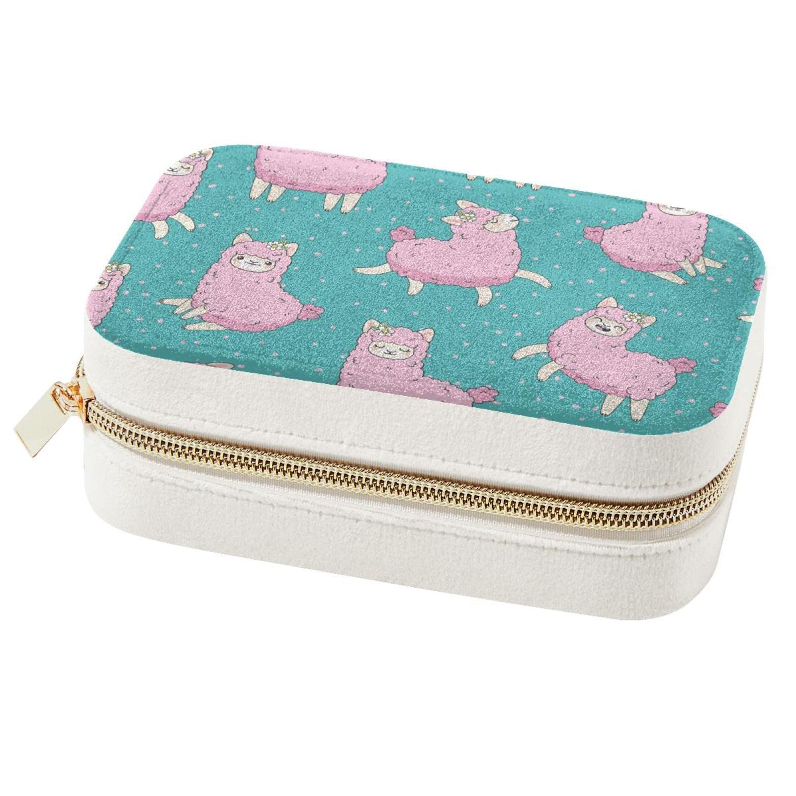 Boîte à bijoux de voyage motif à pois, le cadeau parfait