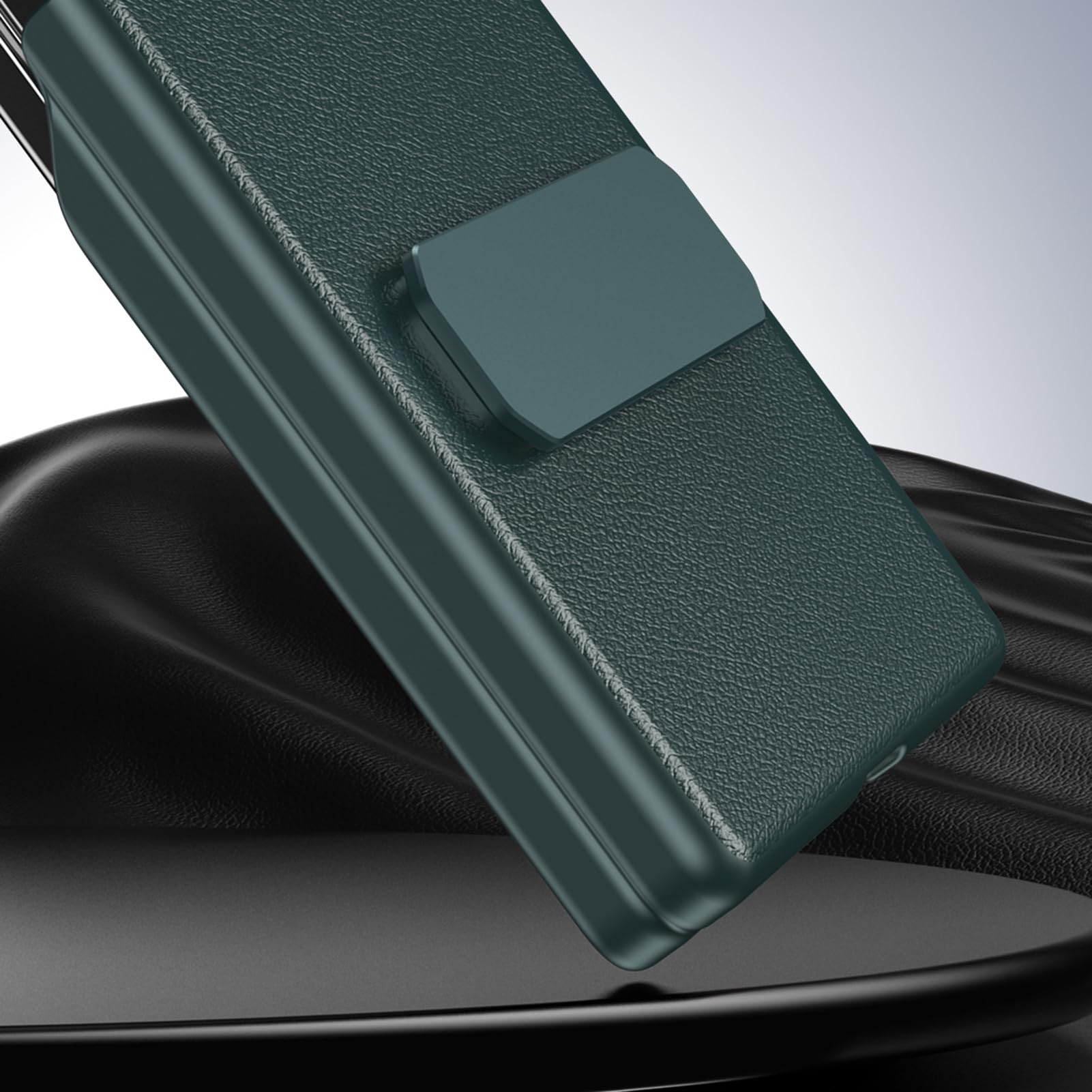 Scharnier Hülle Für Samsung Galaxy Z Fold 8 Ultra | Mini Ständer Handyhüllen Volls Schutz des Objektivs Kratzfest Stoßfest Abdeckung,Grün,Fold 8 Ultra