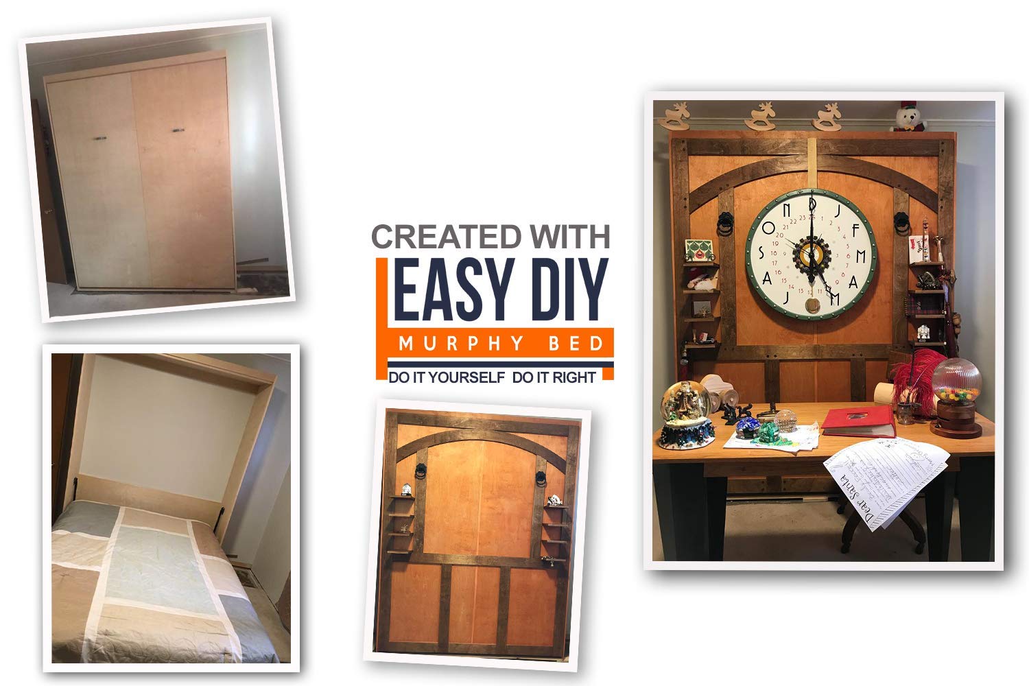 Buy Murphy Bed Full Size Hardware Kit DIY Wood Frame Folding