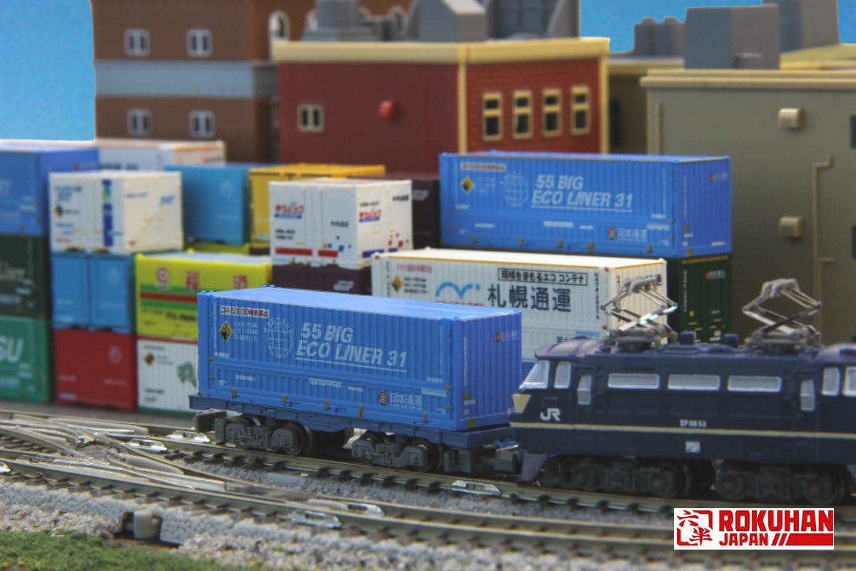 Z gauge Z Show Tea Container Wagon Blue SA006 – 1 Railway Train Wagon