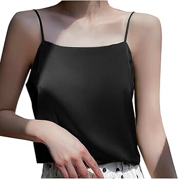 トップス louren satin tie camisole Nomi Metallic Sweater Camisole
