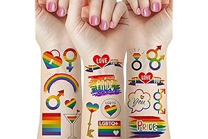 Pride Glitter Tattoo: Shimmering Expression of Solidarity