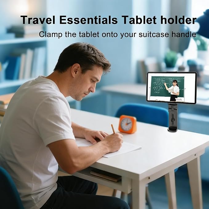 Soporte para Tablet de Avión URTRY, Giratorio 360°, Plegable, Universal 7-12" miniatura 3