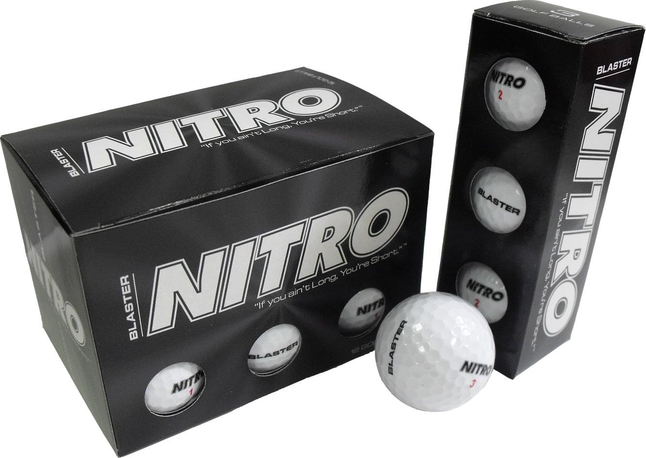 Nitro Blaster 12CT White Golf Ball, Standard Balls Amazon Canada