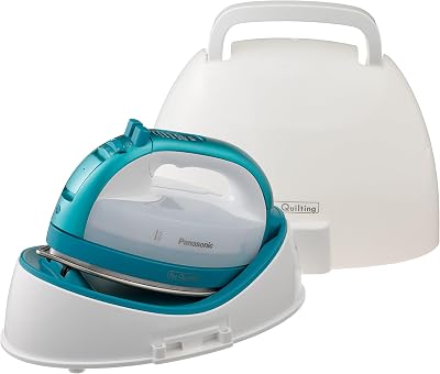 Panasonic NIQL1000G Cordless Steam Iron with Ceramic Soleplate, Green