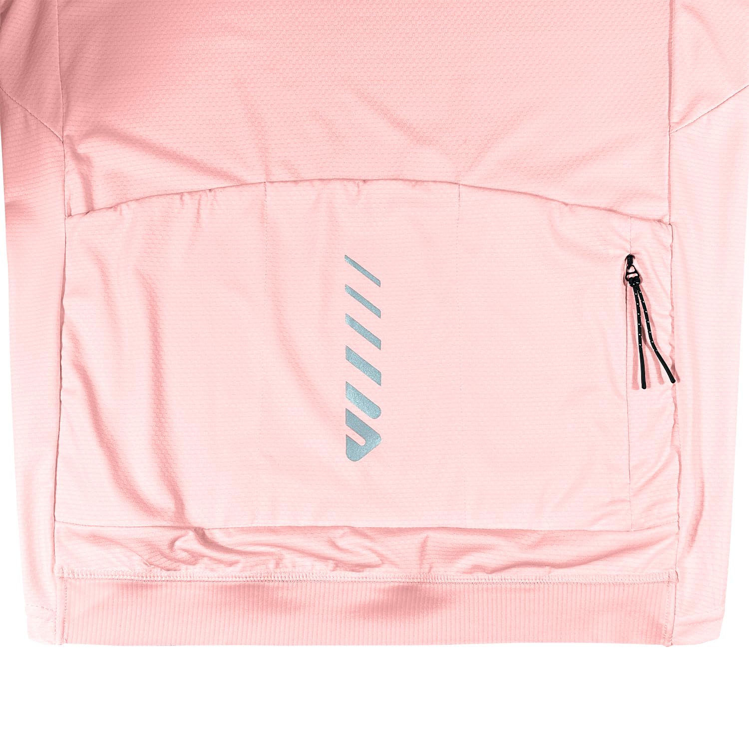 Wulibike Maglia da ciclismo da uomo a mezza zip, a maniche corte con 3 tasche