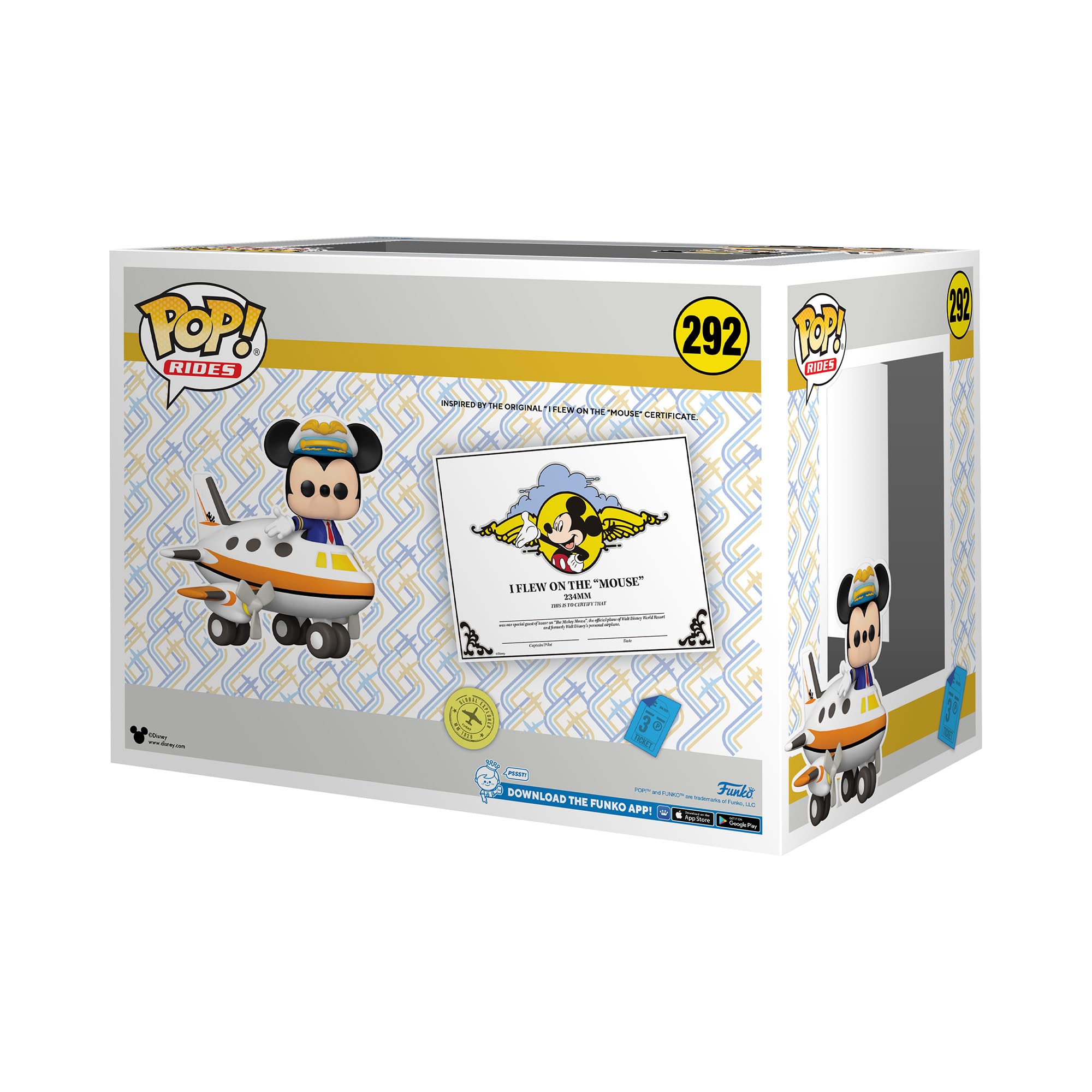 Amazon.com: Funko Disney Mickey Mouse One : Walt's Plane