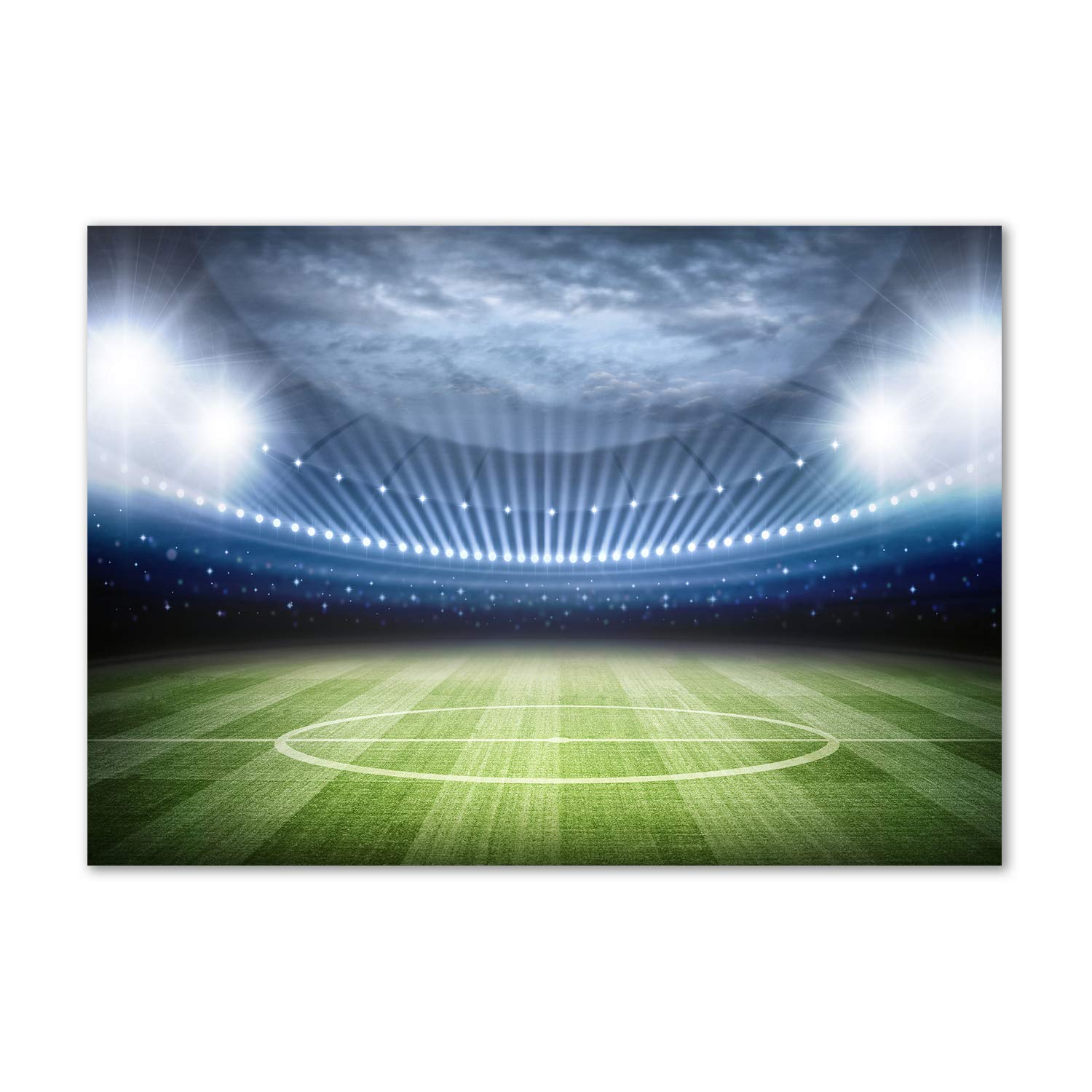 Image sur verre plastique stade de football déco cuisine et salon