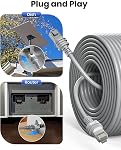 Starlink Gen 3 Cable 75ft, Waterproof Starlink Ethernet Cable for Standard Actuated/Satellite V3 Replacement & Extension Cable