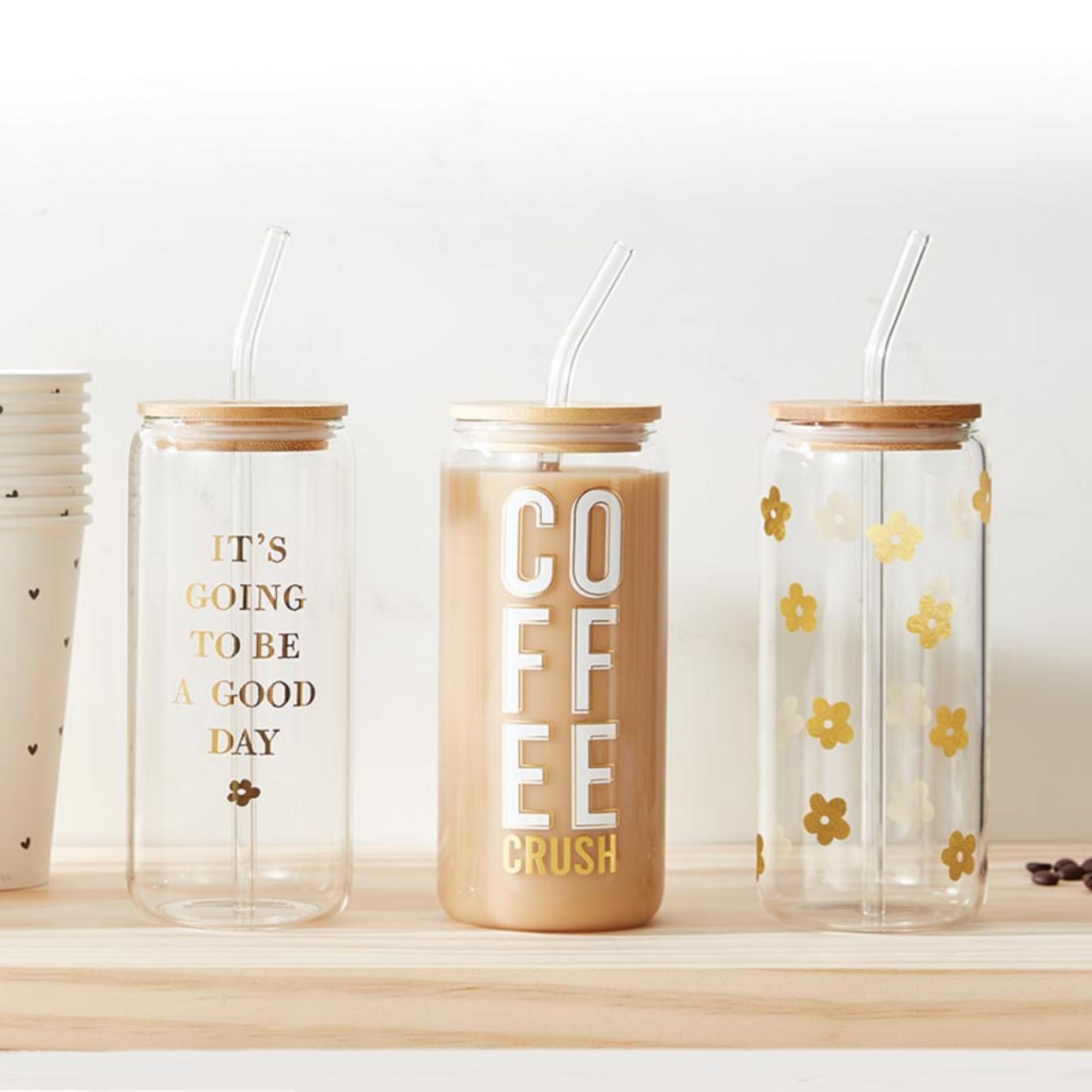 Amazon.com | Santa Barbara Design Studio Cold Brew Glass