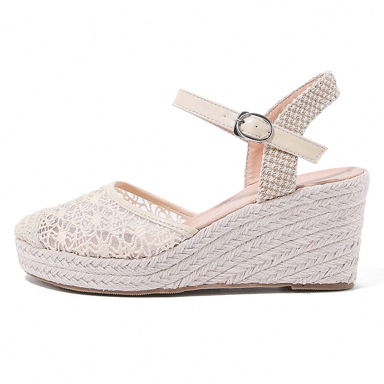Generico Sandales Femme éTé Confortables LéGèRes AntidéRapantes Semelle Souple Respirantes Chaussures Femme éTé Mode Mules OrthopéDiques Pieds Larges Ville Vacances