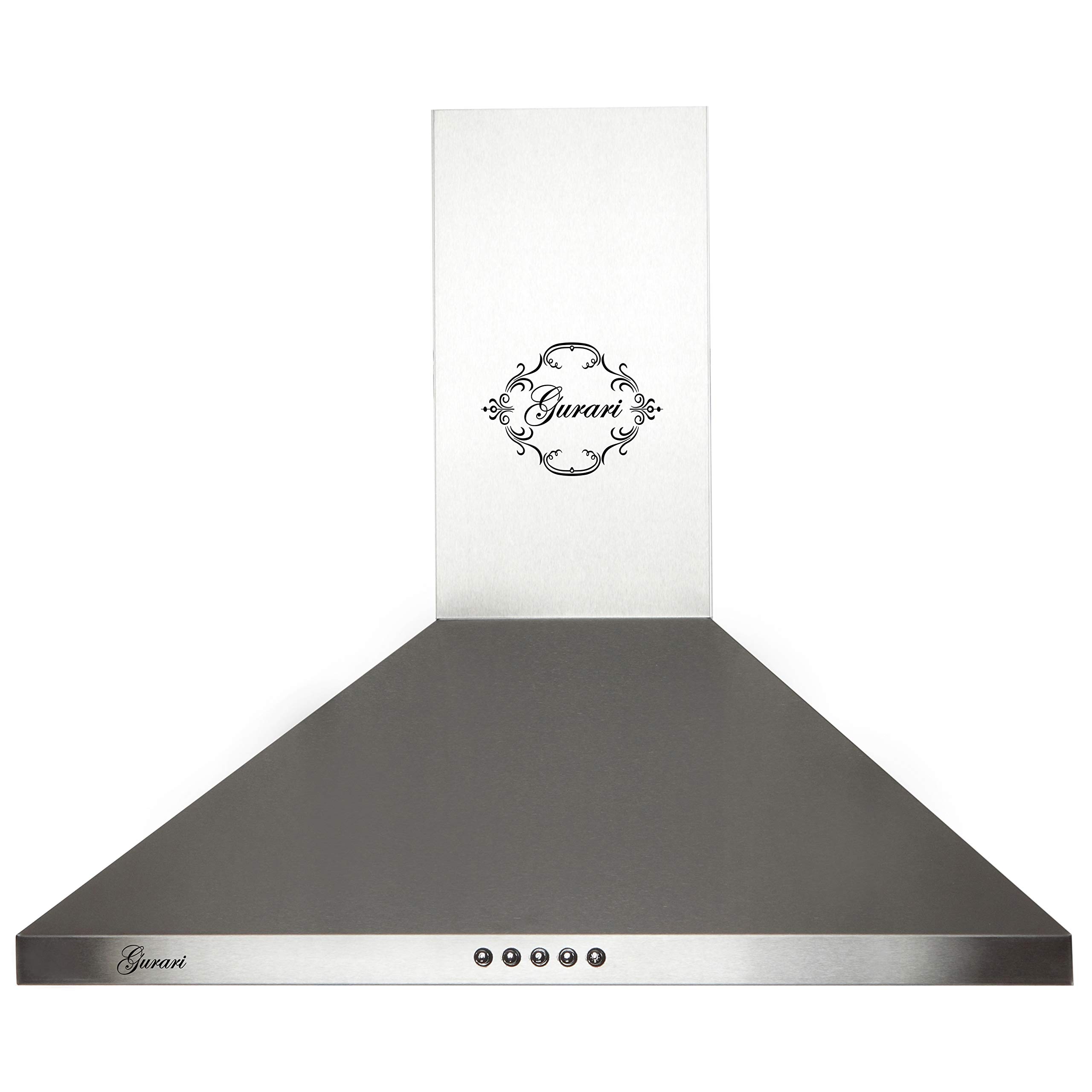Gurari C 147 Hotte aspirante murale 50 cm •1000m³/h•Hotte murale Luxe fabricant Gurari • 3 vitesses •1000m³/h •LED •Hotte Inox • Recirculation possible